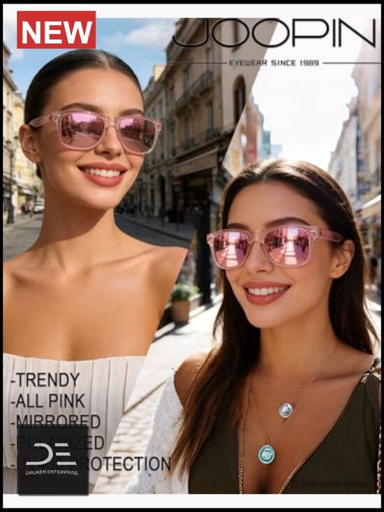 Square Polarized UV400 Protection Sunglasses for Men Women Trendy Designer Style main image 7